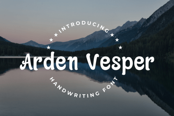 Arden Vesper: A Bold Handwritten Font for Web Design