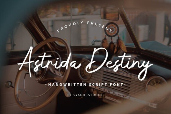 Astrida Destiny: A Script Font for Modern Web Design