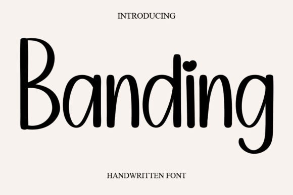 Banding: The Handwritten Font That Stops the Scroll