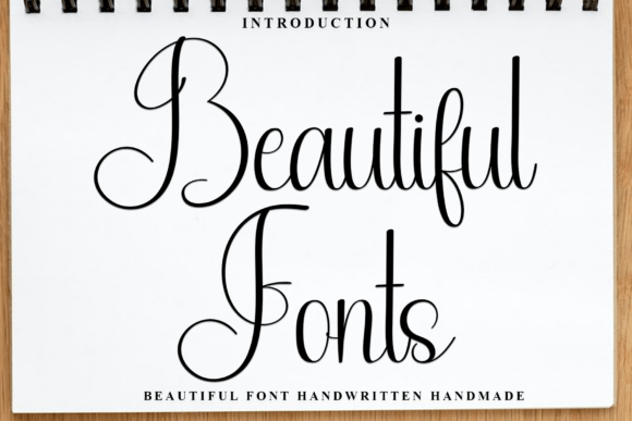 Beautiful Fonts: The Elegant Typeface for Crafters