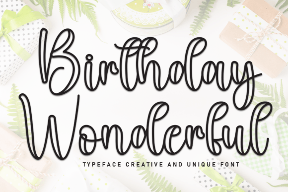 Birthday Wonderful Font Review: A Playful Display Typeface for Web
