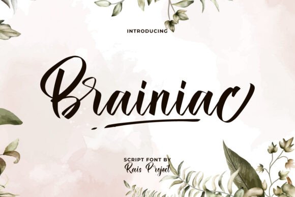 Brainiac Font: Elevate Your Campaign Visuals