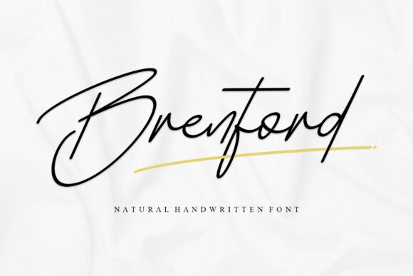 Brenford Review: A Script Font for Bold Brand Identity