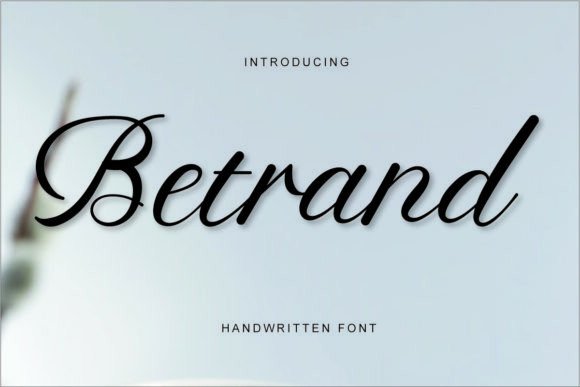 Elevate Your Brand Identity with the Betrand Typeface