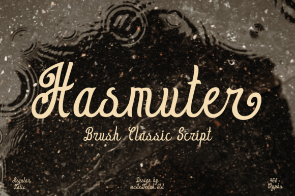 Hasmuter: A Retro Script Font for Makers