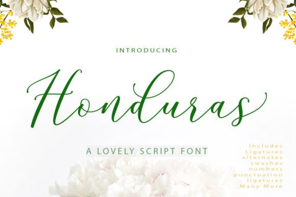 Honduras Font: Elevate Your Campaign Visuals
