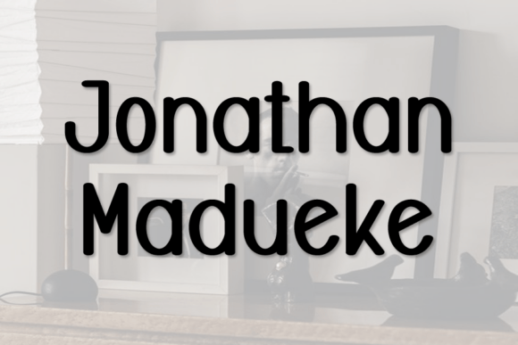 Jonathan Madueke: A Quirky Font for Bold Campaigns