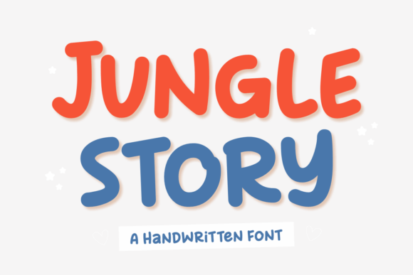 Jungle Story: A Playful Handwritten Font for Editorial Design