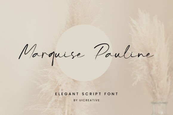 Marquise Pauline: The Elegant Script Font for Makers
