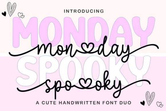 Monday Spooky Script: A Friendly Typeface for Brands