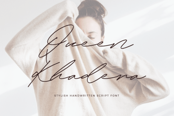 Queen Khadera: A Signature Font for Modern Branding