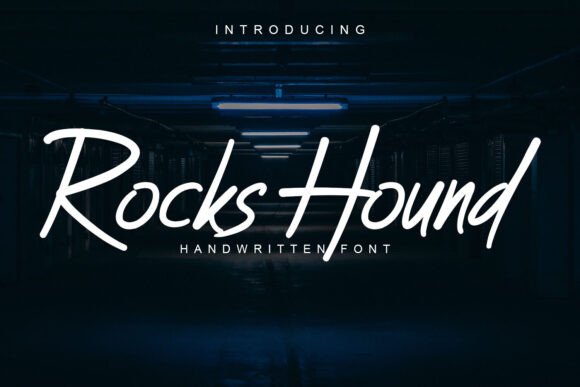 Rocks Hound: A Bold Handwritten Font for Brand Identity