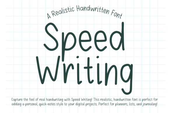 Speed Writing Font Review for Web Designers