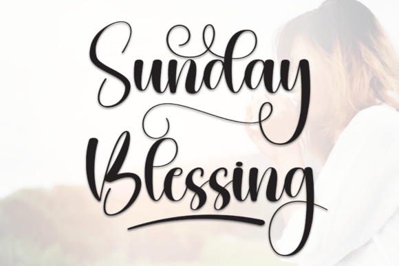 Sunday Blessing: The Perfect Handwritten Font for Crafters
