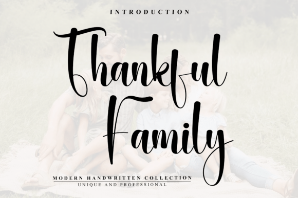 Thankful Family Font Review for Branding