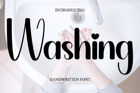 Washing: A Handwritten Font to Elevate Your Brand