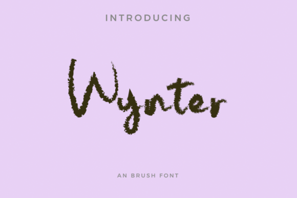 Wynter: A Script Font for Digital Elegance